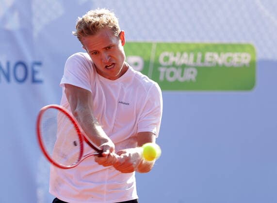 TENNIS - ATP, Tennis Herren NOE Open TULLN,AUSTRIA,06.SEP.21 - TENNIS - ATP Challenger Tour, NOE Open. Image shows Johannes Haerteis (GER).  GEPAxpictures xWalterxLuger