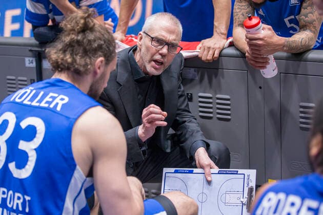 Neuer Basketball-Nationaltrainer Gordon Herbert. Trainer Gordon Herbert., Frankfurt am Main Hessen Deutschland Fraport-Arena