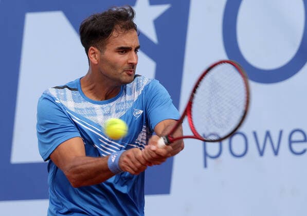 TENNIS - ATP, Tennis Herren NOE Open TULLN,AUSTRIA,07.SEP.21 - TENNIS - ATP Challenger Tour, NOE Open. Image shows Benjamin Hassan (GER).  GEPAxpictures xWalterxLuger
