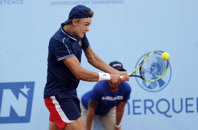 TENNIS - ATP, Tennis Herren NOE Open TULLN,AUSTRIA,07.SEP.21 - TENNIS - ATP Challenger Tour, NOE Open. Image shows Holger Vitus Nodskov Rune (DEN).  GEPAxpictures xWalterxLuger