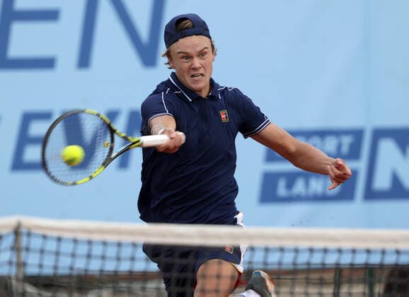 TENNIS - ATP, Tennis Herren NOE Open TULLN,AUSTRIA,07.SEP.21 - TENNIS - ATP Challenger Tour, NOE Open. Image shows Holger Vitus Nodskov Rune (DEN).  GEPAxpictures xWalterxLuger