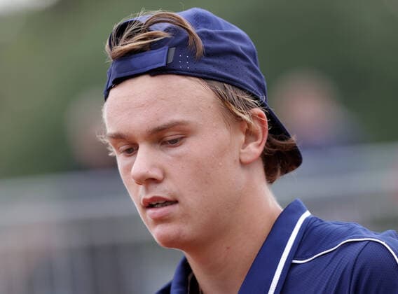 TENNIS - ATP, Tennis Herren NOE Open TULLN,AUSTRIA,07.SEP.21 - TENNIS - ATP Challenger Tour, NOE Open. Image shows Holger Vitus Nodskov Rune (DEN).  GEPAxpictures xWalterxLuger