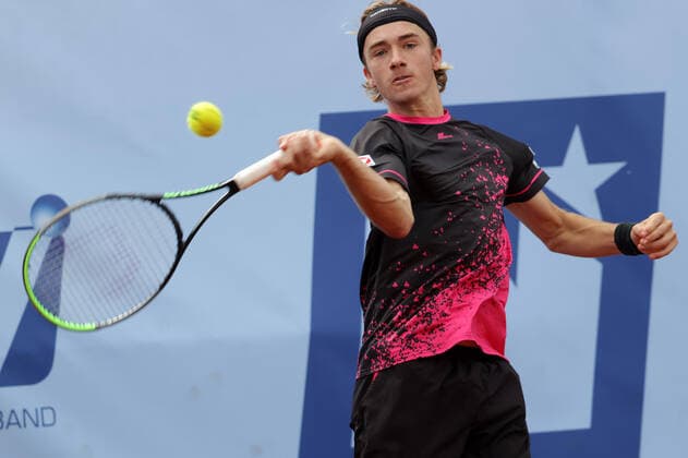 TENNIS - ATP, Tennis Herren NOE Open TULLN,AUSTRIA,07.SEP.21 - TENNIS - ATP Challenger Tour, NOE Open. Image shows Lukas Neumayer (AUT).  GEPAxpictures xWalterxLuger