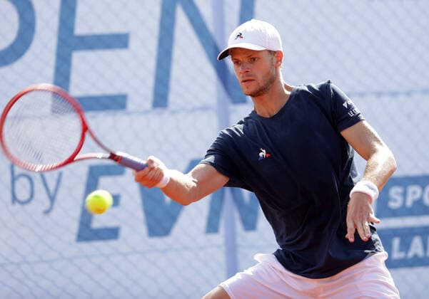 TENNIS - ATP, Tennis Herren NOE Open TULLN,AUSTRIA,07.SEP.21 - TENNIS - ATP Challenger Tour, NOE Open. Image shows Yannick Hanfmann (GER).  GEPAxpictures xWalterxLuger
