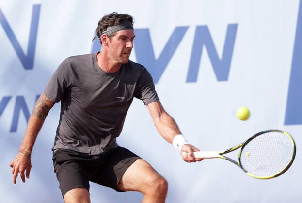 TENNIS - ATP, Tennis Herren NOE Open TULLN,AUSTRIA,07.SEP.21 - TENNIS - ATP Challenger Tour, NOE Open. Image shows Gerald Melzer (AUT).  GEPAxpictures xWalterxLuger