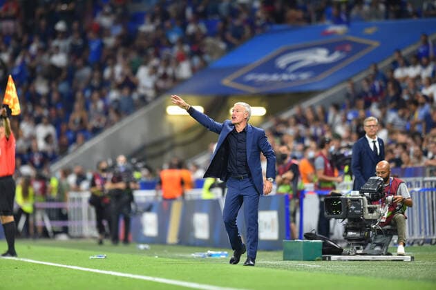 Didier Deschamps (entraineur france) FOOTBALL : France vs Finlande - Qualifications - Coupe du Monde 2022 - 07 09 2021 FredericChambert Panoramic 