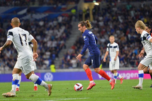 Antoine Griezmann (france) FOOTBALL : France vs Finlande - Qualifications - Coupe du Monde 2022 - 07 09 2021 FredericChambert Panoramic 