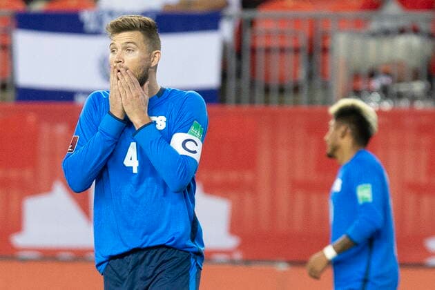 Fußball, WM Quali, Kanada - El Salvador September 8, 2021, Toronto, on, Canada: El Salvador s Eriq Zavaleta reacts during his team s 3-0 loss to Canada in World Cup qualifying action in Toronto, on Wednesday, September 8, 2021. Eriq Zavaleta  - ZUMAc35_ 20210908_zaf_c35_107 Copyright: xChrisxYoungx