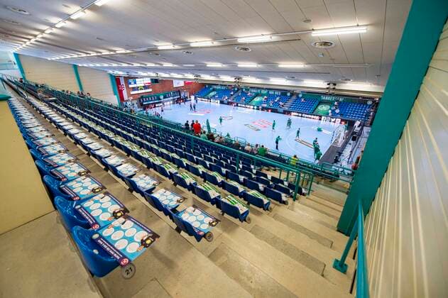 08.09.2021 - Handball, 2021 2022, 1. Bundesliga, 1. Spieltag, GWD Minden - SG Flensburg-Handewitt: Innenansicht der Kampa-Halle Minden Nordrhein-Westfalen Deutschland Kampa-Halle
