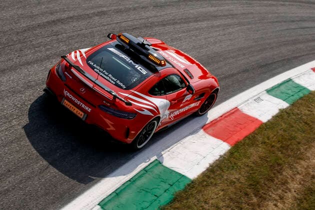 F1 Safety Car, Mercedes-AMG GT R, F1 Grand Prix of Italy at Autodromo Nazionale Monza on September 9, 2021 in Monza, Italy. (Photo by HOCH ZWEI) Monza Italy