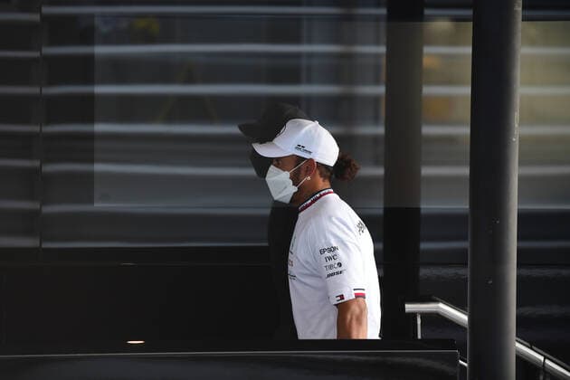 Formula 1 - Italian GP - Driver Go In press conference, PK, Pressekonferenz Lewis Hamilton of Mercedes-AMG Petronas F1 Team go into press conference of Italian GP, 14th round of Formula 1 World Championship, WM, Weltmeisterschaft in Autodromo Internazionale di Monza, in Monza, Lombardia, Italy, 9 September 2021 Monza Lombardia Italy diodato-notitle210909_npaJR  Copyright: xAndreaxDiodatox