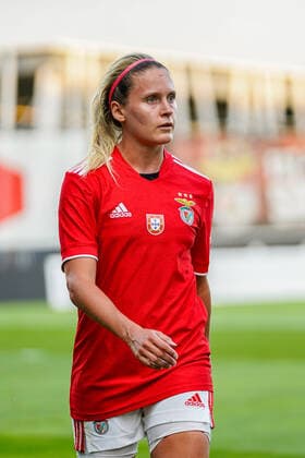 September 9, 2021, Seixal, Almada, Portugal: Cloe Lacasse from Benfica in action during the UEFA Women s Champions League Round 2, 2nd Leg qualifying match between Benfica and Twente at Futebol Campus. Seixal Portugal - ZUMAs197 20210909_zaa_s197_193 Copyright: xBrunoxdexCarvalhox