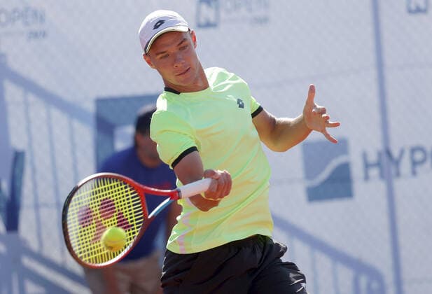 TENNIS - ATP, Tennis Herren NOE Open TULLN,AUSTRIA,10.SEP.21 - TENNIS - ATP Challenger Tour, NOE Open. Image shows Kamil Majchrzak (POL).  GEPAxpictures xWalterxLuger
