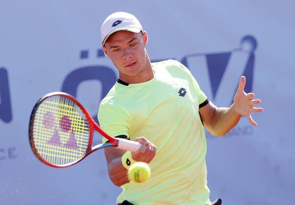 TENNIS - ATP, Tennis Herren NOE Open TULLN,AUSTRIA,10.SEP.21 - TENNIS - ATP Challenger Tour, NOE Open. Image shows Kamil Majchrzak (POL).  GEPAxpictures xWalterxLuger