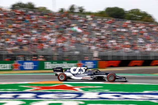 10 Pierre Gasly (FRA, Scuderia AlphaTauri Honda), F1 Grand Prix of Italy at Autodromo Nazionale Monza on September 10, 2021 in Monza, Italy. (Photo by HOCH ZWEI) Monza Italy