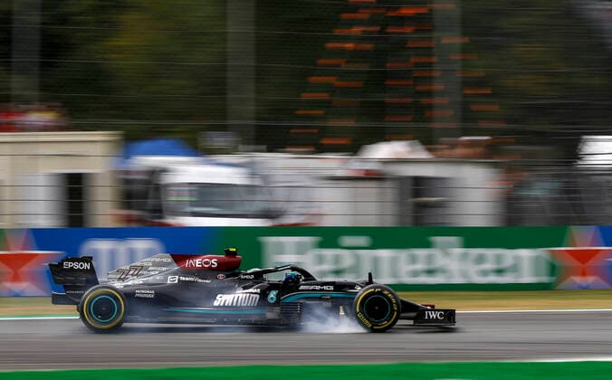 77 Valtteri Bottas (FIN, Mercedes-AMG Petronas F1 Team), F1 Grand Prix of Italy at Autodromo Nazionale Monza on September 10, 2021 in Monza, Italy. (Photo by HOCH ZWEI) Monza Italy