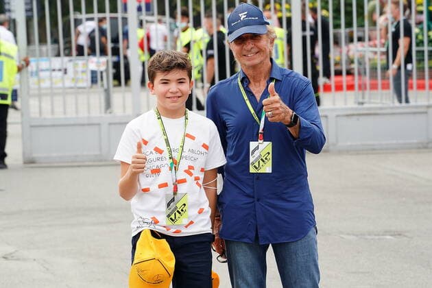 FORMULA 1 HEINEKEN GRAN PREMIO D ITALIA 2021 10.09.2021, Autodromo Nazionale di Monza, Monza, FORMULA 1 HEINEKEN GRAN PREMIO D ITALIA 2021 ,im Bild Emerson Fittipaldi mit seinem Sohn Emerson Fittipaldi jun.