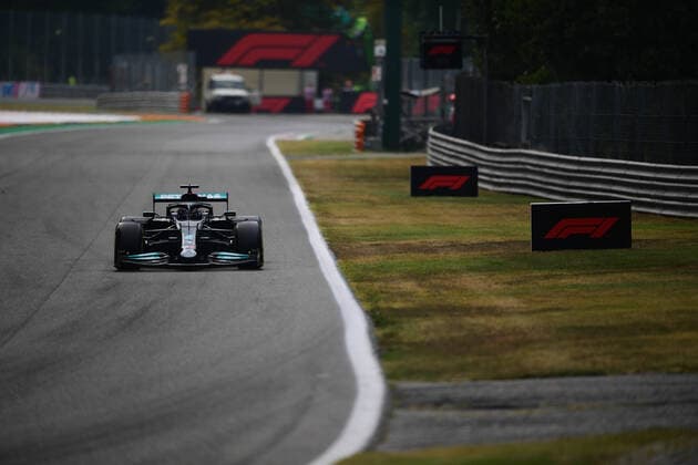 Formula 1 - Italian GP - Drivers Arrival And Free Practice Lewis Hamilton of Mercedes-AMG Petronas F1 Team drive his W12 single-seater during free practice of Italian GP, 14th round of Formula 1 World Championship, WM, Weltmeisterschaft in Autodromo Internazionale di Monza, in Monza, Lombardia, Italy, 10 September 2021 Monza Lombardia Italy diodato-notitle210910_nphlr  Copyright: xAndreaxDiodatox