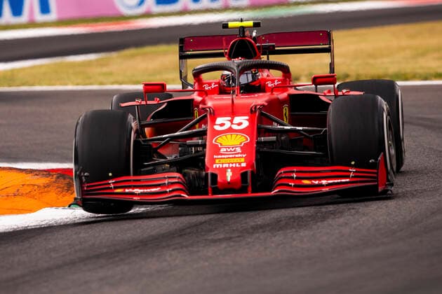55 Carlos Sainz (ESP, Scuderia Ferrari Mission Winnow), F1 Grand Prix of Italy at Autodromo Nazionale Monza on September 10, 2021 in Monza, Italy. (Photo by HOCH ZWEI) Monza Italy