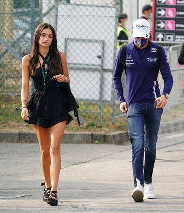FORMULA 1 HEINEKEN GRAN PREMIO D ITALIA 2021 11.09.2021, Autodromo Nazionale di Monza, Monza, FORMULA 1 HEINEKEN GRAN PREMIO D ITALIA 2021 ,im Bild Nicholas Latifi (CAN 6), Williams Racing mit Freundin Sandra Dziwiszek
