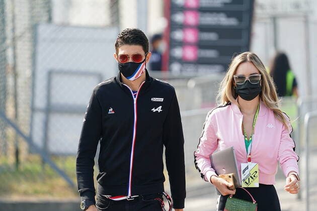 FORMULA 1 HEINEKEN GRAN PREMIO D ITALIA 2021 11.09.2021, Autodromo Nazionale di Monza, Monza, FORMULA 1 HEINEKEN GRAN PREMIO D ITALIA 2021 ,im Bild Esteban Ocon (FRA 31), Alpine F1 Team mit Freundin Elena Berri
