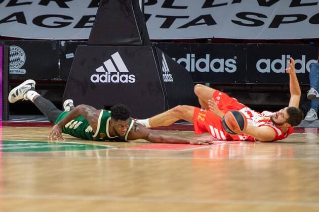 Jehyve Floyd 20 (Panathinaikos OPAP Athen), A. Kalinic 12 (Roter Stern Belgrad), Panathinaikos OPAP Athen vs. Roter Stern Belgrad, Magenta Cup 2021, 11.09.2021 Muenchen Bayern Deutschland