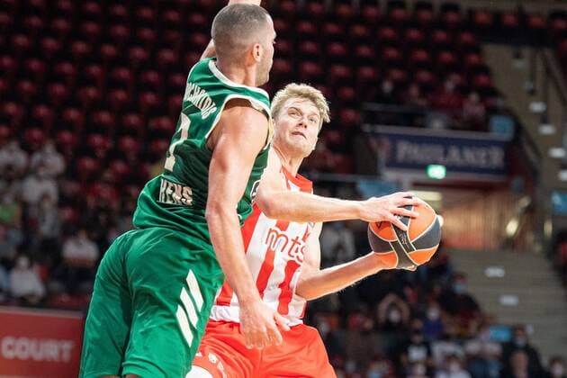 N. Wolters 3 (Roter Stern Belgrad), Panathinaikos OPAP Athen vs. Roter Stern Belgrad, Magenta Cup 2021, 11.09.2021 Muenchen Bayern Deutschland