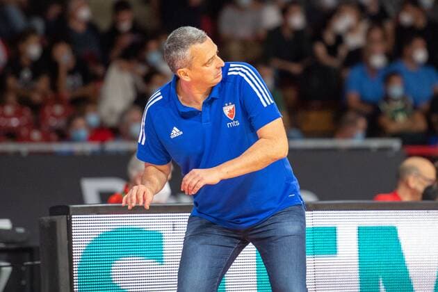Head Coach Dejan Radonjic (Roter Stern Belgrad), Panathinaikos OPAP Athen vs. Roter Stern Belgrad, Magenta Cup 2021, 11.09.2021 Muenchen Bayern Deutschland