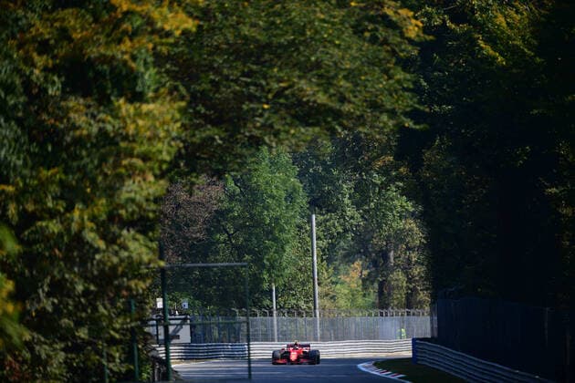 Formula 1 - Italian GP - Free Practice 2 Carlos Sainz of Scuderia Mission Winnow Ferrari drive his SF21 single-seater during free practice 2 of Italian GP, 14th round of Formula 1 World Championship, WM, Weltmeisterschaft in Autodromo Internazionale di Monza, in Monza, Lombardia, Italy, 11 September 2021 Monza Lombardia Italy diodato-notitle210911_npkH0  Copyright: xAndreaxDiodatox