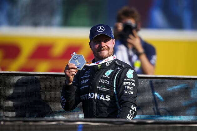 BOTTAS Valtteri (fin), Mercedes AMG F1 GP W12 E Performance, portrait, sprint race during the Formula 1 Heineken Gran Premio D italia 2021, Italian Grand Prix, 14th round of the 2021 FIA Formula One World Championship, WM, Weltmeisterschaft from September 9 to 12, 2021 on the Autodromo Nazionale di Monza, in Monza, Italy FORMULE 1 : Grand prix d Italie - Monza - 11 09 2021 DPPI Panoramic 00121029_JFBE1448.JPG