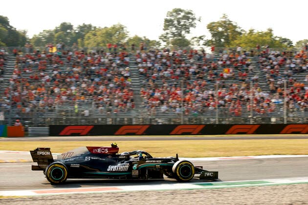 77 Valtteri Bottas (FIN, Mercedes-AMG Petronas F1 Team), F1 Grand Prix of Italy at Autodromo Nazionale Monza on September 11, 2021 in Monza, Italy. (Photo by HOCH ZWEI) Monza Italy