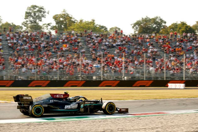 77 Valtteri Bottas (FIN, Mercedes-AMG Petronas F1 Team), F1 Grand Prix of Italy at Autodromo Nazionale Monza on September 11, 2021 in Monza, Italy. (Photo by HOCH ZWEI) Monza Italy