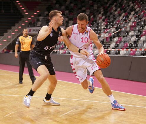 Saulius Kulvietis Telekom Baskets Bonn , Testspiel vs. Hamburg Towers easyCredit BBL 1. Bundesliga , Saison 2021 2022