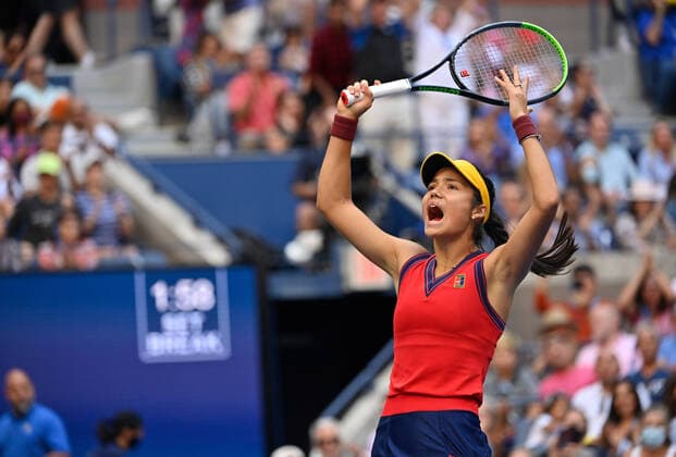 2021 US Open WomanÂ s Single Final Emma Raducanu (GBR)