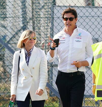 FORMULA 1 HEINEKEN GRAN PREMIO D ITALIA 2021 12.09.2021, Autodromo Nazionale di Monza, Monza, FORMULA 1 HEINEKEN GRAN PREMIO D ITALIA 2021 ,im Bild Teamchef und Geschäftsführer Toto Wolff (Mercedes-AMG Petronas F1 Team) mit Ehefrau Susie.