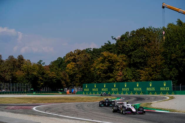 September 12, 2021, Monza, Italy: MICK SCHUMACHER of Germany and Haas F1 Team drives during the 2021 FIA Formula 1 Italian Grand Prix at Autodromo Nazionale Monza in Monza, Italy. Monza Italy - ZUMAg147 20210912_zap_g147_038 Copyright: xJamesxGasperottix
