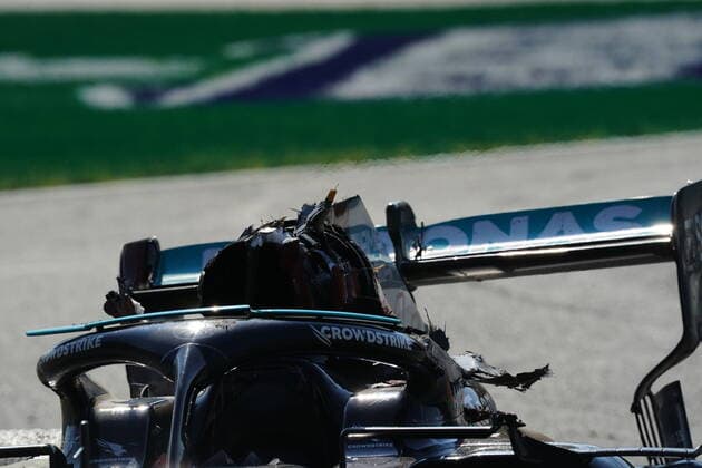 FORMULA 1 HEINEKEN GRAN PREMIO D ITALIA 2021 12.09.2021, Autodromo Nazionale di Monza, Monza, FORMULA 1 HEINEKEN GRAN PREMIO D ITALIA 2021 ,im Bild Unfall zwisachen Max Verstappen (NEL 33), Red Bull Racing Honda und Lewis Hamilton (GBR 44), Mercedes-AMG Petronas Formula One Team