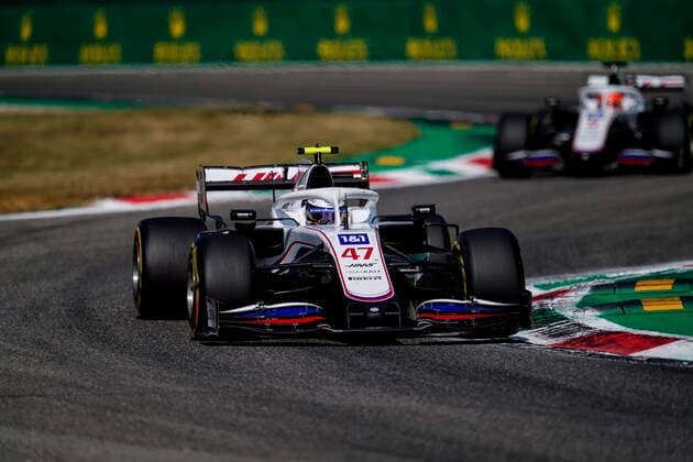 September 12, 2021, Monza, Italy: MICK SCHUMACHER of Germany and Haas F1 Team drives during the 2021 FIA Formula 1 Italian Grand Prix at Autodromo Nazionale Monza in Monza, Italy. Monza Italy - ZUMAg147 20210912_zap_g147_052 Copyright: xJamesxGasperottix