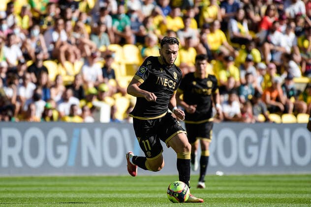 Amine GOUIRI ( 11 - Nice ) - FOOTBALL : Nantes vs Nice - Ligue 1 - Nantes - 12 09 2021 FedericoPestellini Panoramic 