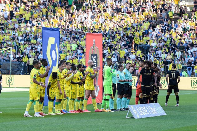 Presentation - Line up - FOOTBALL : Nantes vs Nice - Ligue 1 - Nantes - 12 09 2021 FedericoPestellini Panoramic 