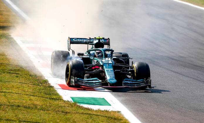 5 Sebastian Vettel (GER, Aston Martin Cognizant F1 Team), F1 Grand Prix of Italy at Autodromo Nazionale Monza on September 12, 2021 in Monza, Italy. (Photo by HOCH ZWEI) Monza Italy