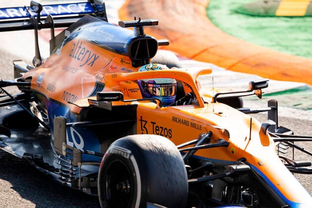 3 Daniel Ricciardo (AUS, McLaren F1 Team), F1 Grand Prix of Italy at Autodromo Nazionale Monza on September 12, 2021 in Monza, Italy. (Photo by HOCH ZWEI) Monza Italy