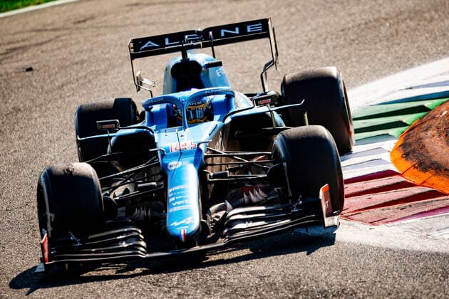14 Fernando Alonso (ESP, Alpine F1 Team), F1 Grand Prix of Italy at Autodromo Nazionale Monza on September 12, 2021 in Monza, Italy. (Photo by HOCH ZWEI) Monza Italy
