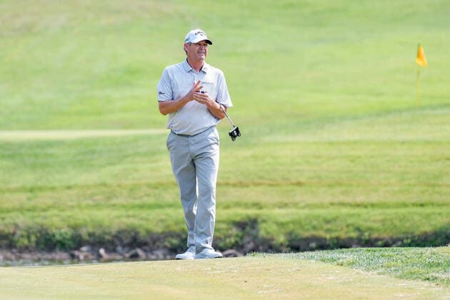 Bilder des Jahres 2021, Sport 09 September Sport Themen der Woche KW36 September 12, 2021: Tom Lehman from Scottsdale Arizona on the fourth green during the final round of the Ascension Charity Classic held at Norwood Hills Country Club in Jennings, MO CSM Jennings United States of America - ZUMAc04_ 20210912_zaf_c04_005 Copyright: xRichardxUlreichx