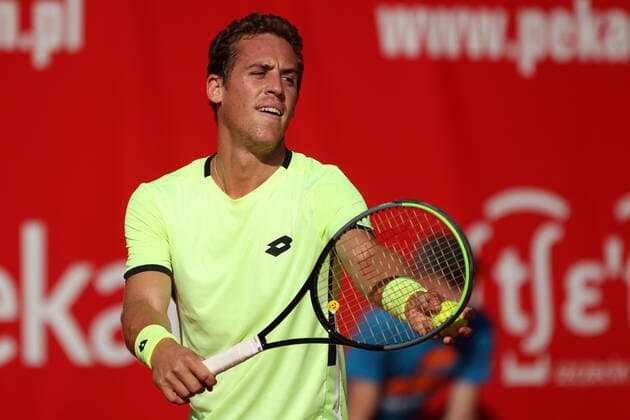 SZCZECIN, 14.09.2021 TURNIEJ TENISA ZIEMNEGO ATP, Tennis Herren CHALLENGER PEKAO SZCZECIN OPEN 2021 NZ ROBERTO CARBALLES BAENA FOT. KRZYSZTOF CICHOMSKI NEWSPIX.PL --- Newspix.pl  210914KCI045