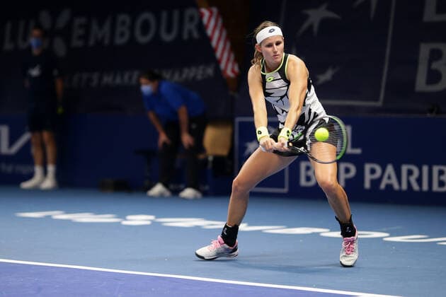 Greet Minnen Tennis, WTA, Tennis Damen BGL BNP Paribas Open Luxemburg 2021, Luxembourg 14.09.2021 Greet Minnen (BEL) vs Nuria Parrizas Diaz (ESP) CK Sportcenter, Kockelscheuer