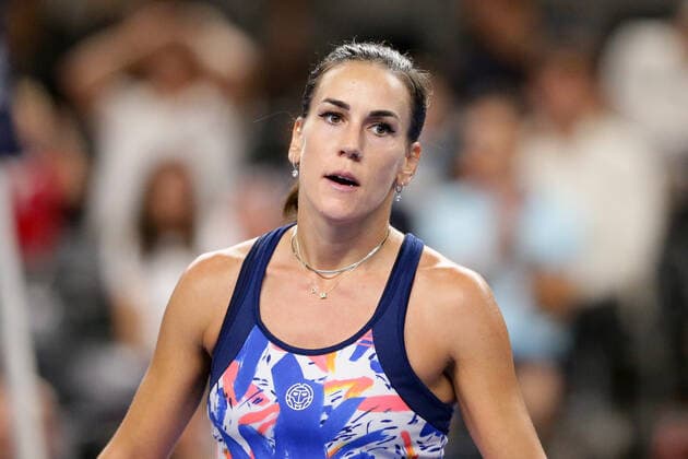 Nuria Parrizas Diaz ist enttaeuscht, frustriert, Entaeuschung, Frust, Emotionen Tennis, WTA, Tennis Damen BGL BNP Paribas Open Luxemburg 2021, Luxembourg 14.09.2021 Greet Minnen (BEL) vs Nuria Parrizas Diaz (ESP) CK Sportcenter, Kockelscheuer