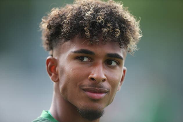 SOCCER - UEFA EL, Rapid vs Genk VIENNA,AUSTRIA,15.SEP.21 - SOCCER - UEFA Europa League, group stage, SK Rapid Wien vs KRC Genk, preview, training Rapid. Image shows Emanuel Aiwu (Rapid).  GEPAxpictures xDavidxBitzan