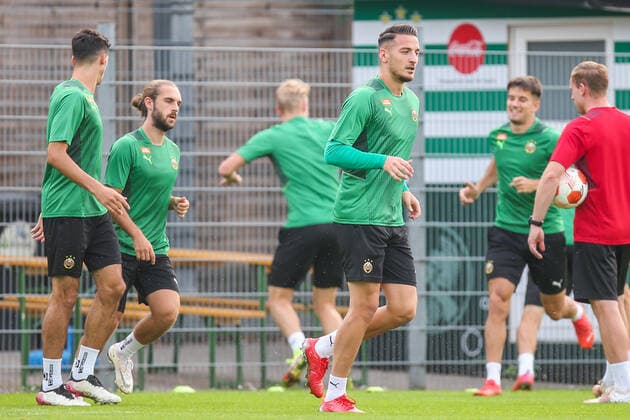 SOCCER - UEFA EL, Rapid vs Genk VIENNA,AUSTRIA,15.SEP.21 - SOCCER - UEFA Europa League, group stage, SK Rapid Wien vs KRC Genk, preview, training Rapid. Image shows Ercan Kara (Rapid).  GEPAxpictures xDavidxBitzan
