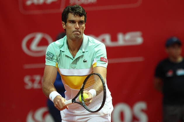 SZCZECIN, 15.09.2021 TURNIEJ TENISA ZIEMNEGO ATP, Tennis Herren CHALLENGER PEKAO SZCZECIN OPEN 2021 NZ PABLO ANDUJAR FOT. KRZYSZTOF CICHOMSKI NEWSPIX.PL --- Newspix.pl  210915KCI052